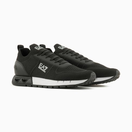 EA7 Emporio Armani Legacy Strick Sneakers x8x171-XK373-N181 schwarz 1