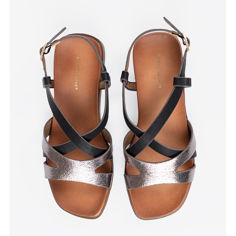 Sergio Leone Frauen schwarze Sandalen 1