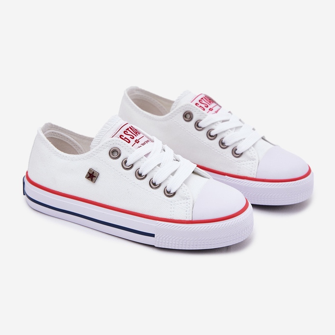 Klassische Kinder-Sneaker Big Star DD374160 Weiß 1