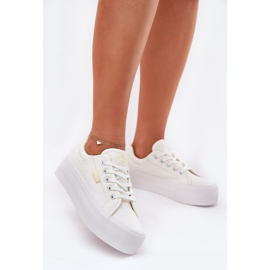 Frauen-Sneaker auf der Plattform Lee Cooper LCW-25-31-3450L Weiß 2