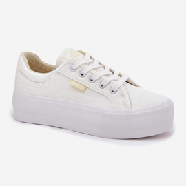 Frauen-Sneaker auf der Plattform Lee Cooper LCW-25-31-3450L Weiß 4