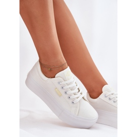 Frauen-Sneaker auf der Plattform Lee Cooper LCW-25-31-3450L Weiß 9