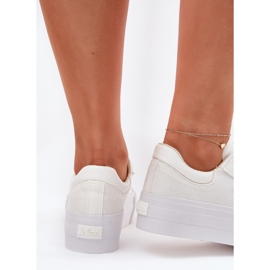 Frauen-Sneaker auf der Plattform Lee Cooper LCW-25-31-3450L Weiß 10