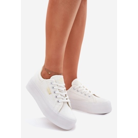 Frauen-Sneaker auf der Plattform Lee Cooper LCW-25-31-3450L Weiß 1