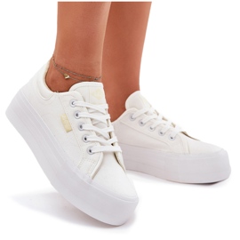 Frauen-Sneaker auf der Plattform Lee Cooper LCW-25-31-3450L Weiß 11