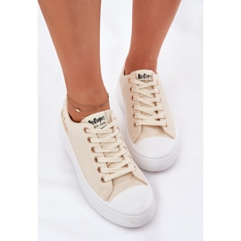 Frauen-Sneaker auf der Plattform Lee Cooper LCW-24-44-2464L Beige 5