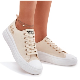 Frauen-Sneaker auf der Plattform Lee Cooper LCW-24-44-2464L Beige 9