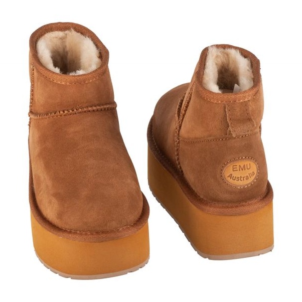 Emu Australia Stinger Micro Flatform Shoes W13082-k-KCHNE braun 2