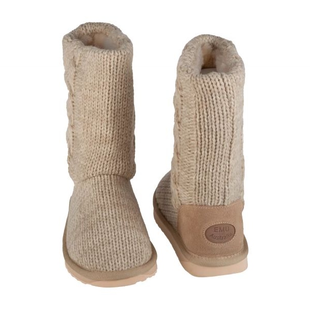 Emu Australia Schuhe, Emu Slipper Australia Bartle W13142-MACA beige 2