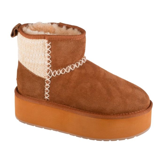 Emu Australia Stinger Strick Flatform W13143-k-KCHNE braun 1