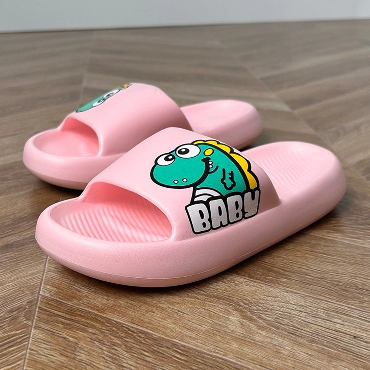 Pink Kinderflip Flops mit Druck rosa 2