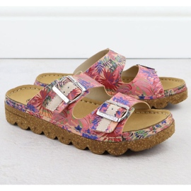 Rieker V8751-90 Frauenschuhe rosa 1