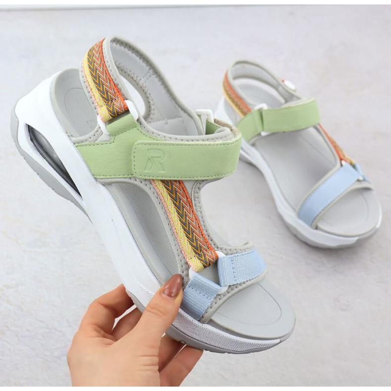 Frauen Rieker 3151-90 Sandalen blau 1