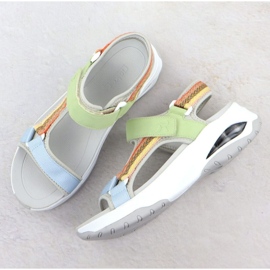 Frauen Rieker 3151-90 Sandalen blau 3