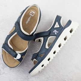Frauen Rieker 64066-14 Marine Blue Sandalen blau 2
