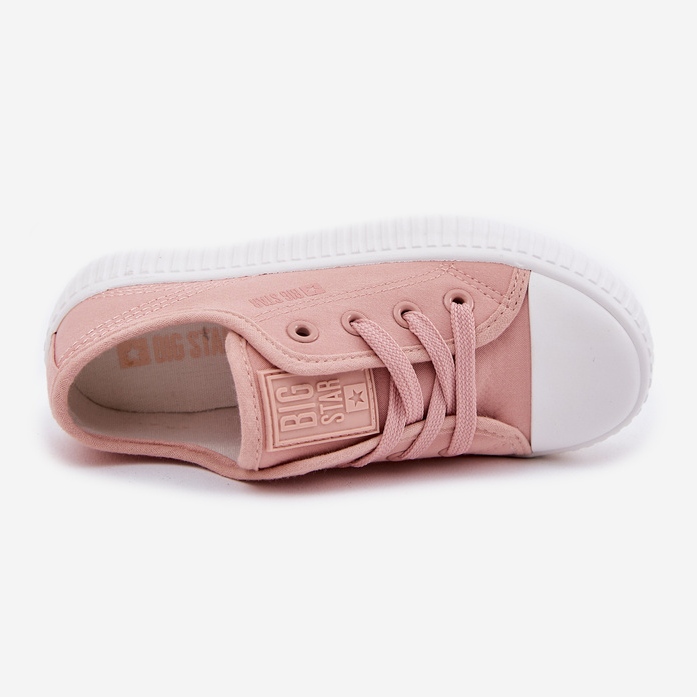 Big Star RR374011 Pink Lace -up -Sneaker rosa 2