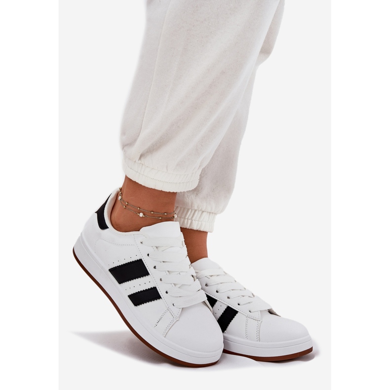 EVento Damen-Sneaker aus Öko-Leder, Weiß 1