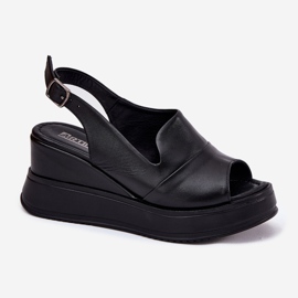 ARTIKER Frauen Ledersandalen für Anker Artker 52C0484 Schwarz 4