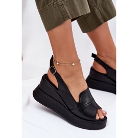 ARTIKER Frauen Ledersandalen für Anker Artker 52C0484 Schwarz 6