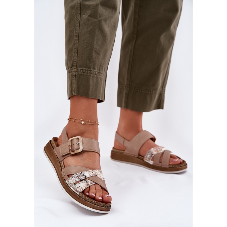 Frauensandalen mit Inblu GS000056 Beige 2