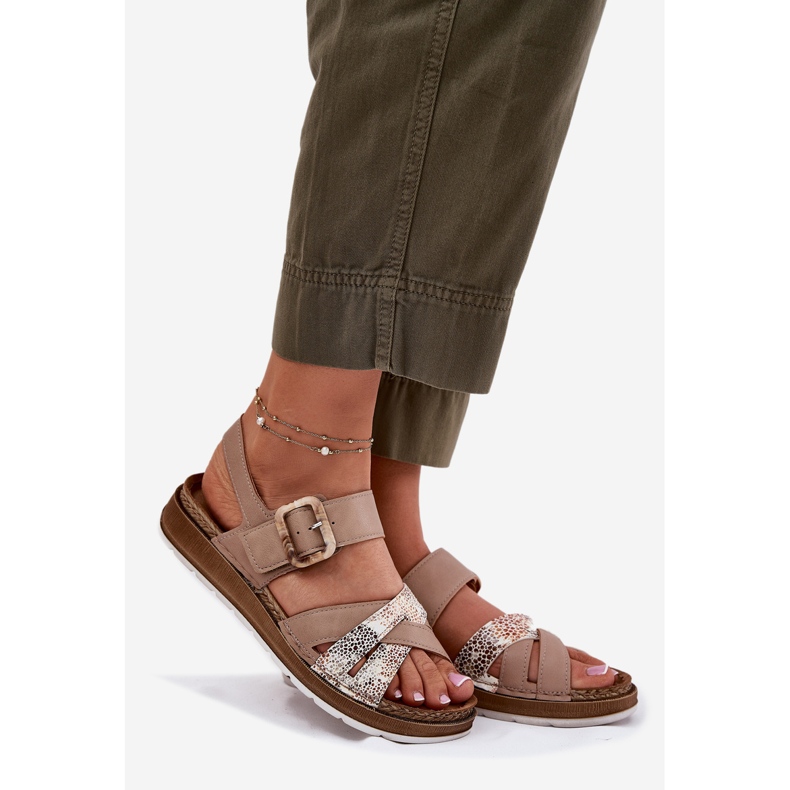 Frauensandalen mit Inblu GS000056 Beige 1