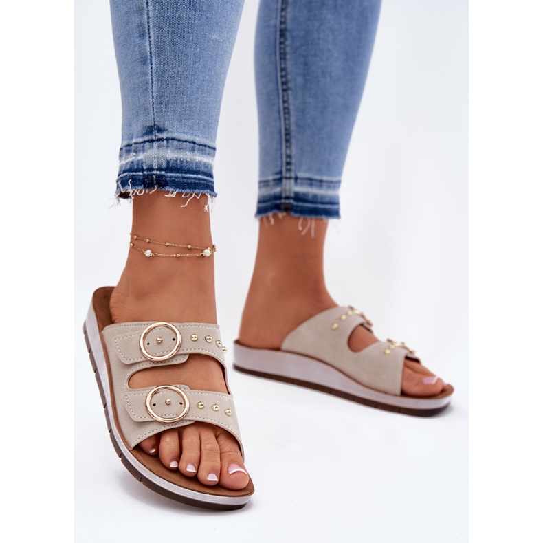 Bequeme Frauen inblu cp000054 Beige 2