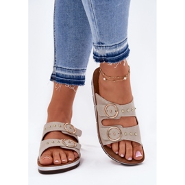 Bequeme Frauen inblu cp000054 Beige 3