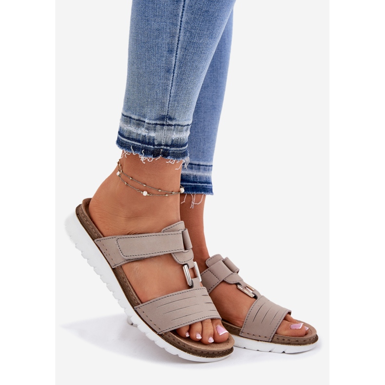 Damenflip -Flops auf dem Inblu CN0007G Beige 1