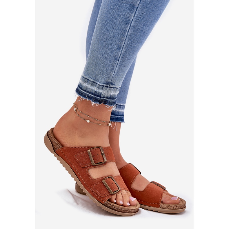 Prophylaktische Flip -Flops für Frauen inblu aa000068 Orange 1