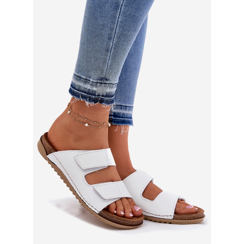 Frauen Lederausschuhe inblu aa0005gu weiß 1