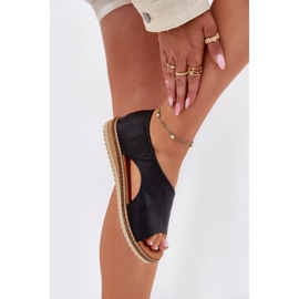 Frauen Ledersandalen Artiker 46C1016 Schwarz 5