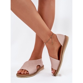 Frauen Ledersandalen Artiker 46C1018 Hellrosa 5