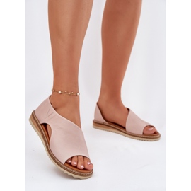 Frauen Ledersandalen Artiker 46C1018 Hellrosa 2