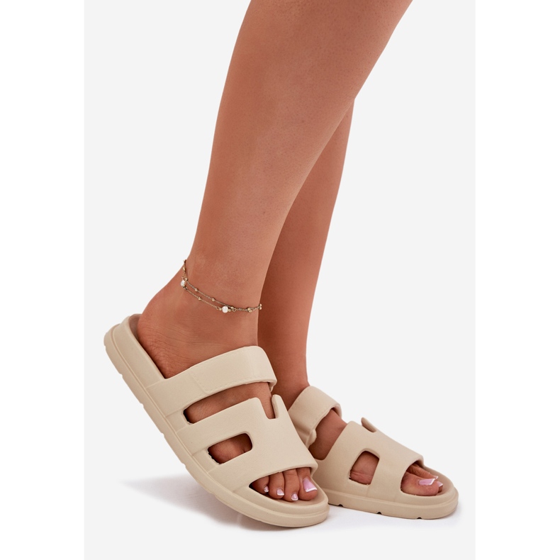 EVento Frauenschaumflip Flops Beige 1