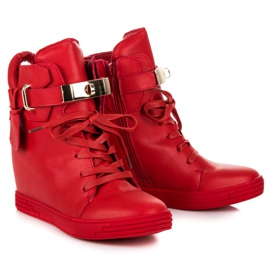 Vinceza Rote Turnschuhe 1