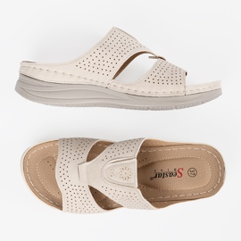 Seastar Light -Bege bequem geschnitten -out Flip Flops beige 2