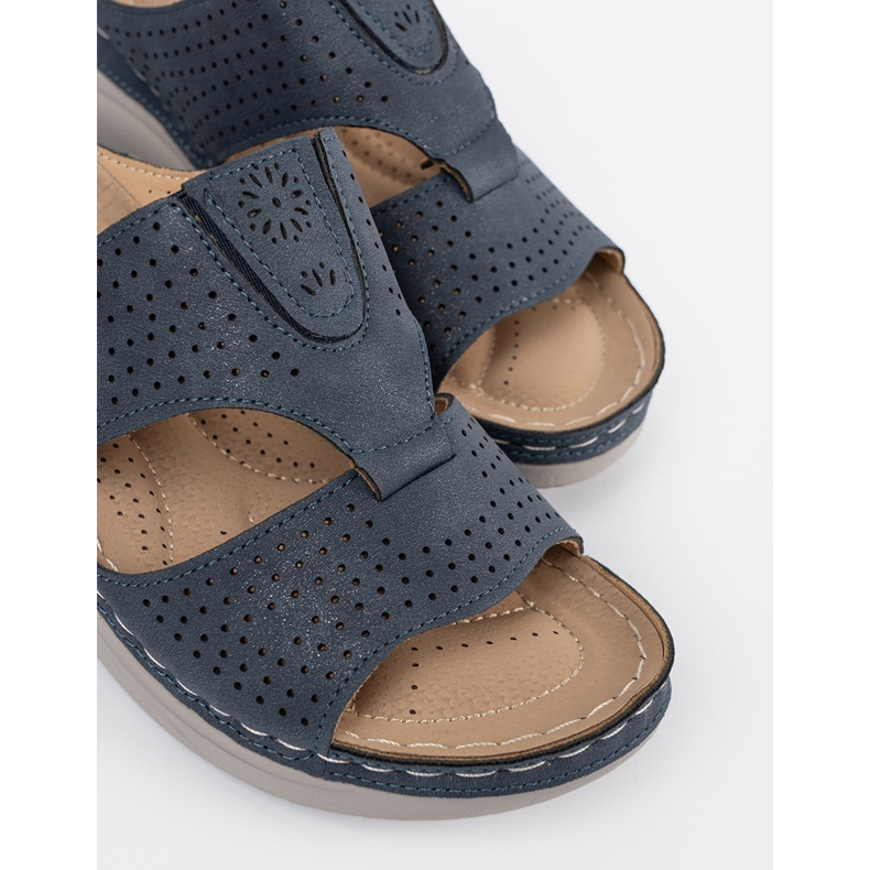 Seastar Blau bequem geschnitten -out Flip Flops 1