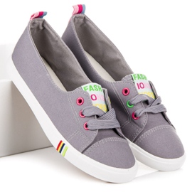 Camo Graue Turnschuhe 2