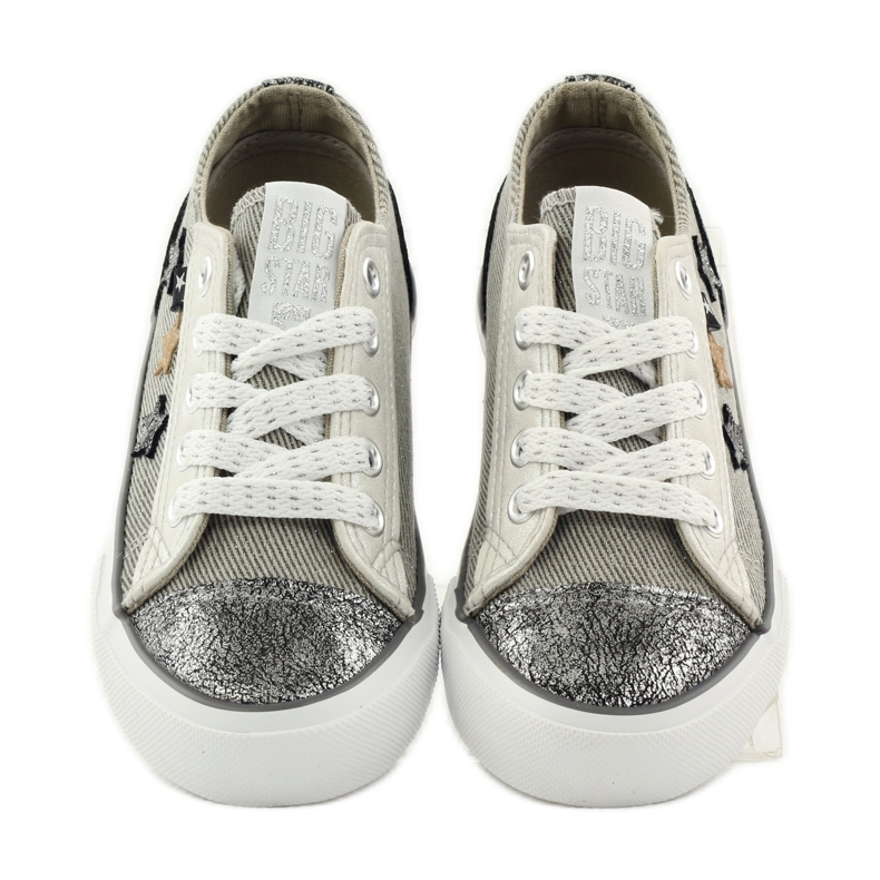 Big Star 374069 gebundene Turnschuhe grau 4