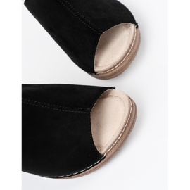 Goodin Schwarze Flip -Flops für Frauen auf der Plattform 1