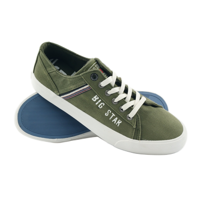Sneakers Sneakers Big Star 174315 Jeans khaki grün 3