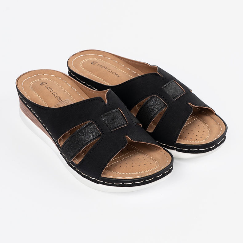 Schwarze Flip -Flops für Frauen 1