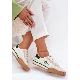 Big Star NN274867 Frauen niedrige Turnschuhe beige 7