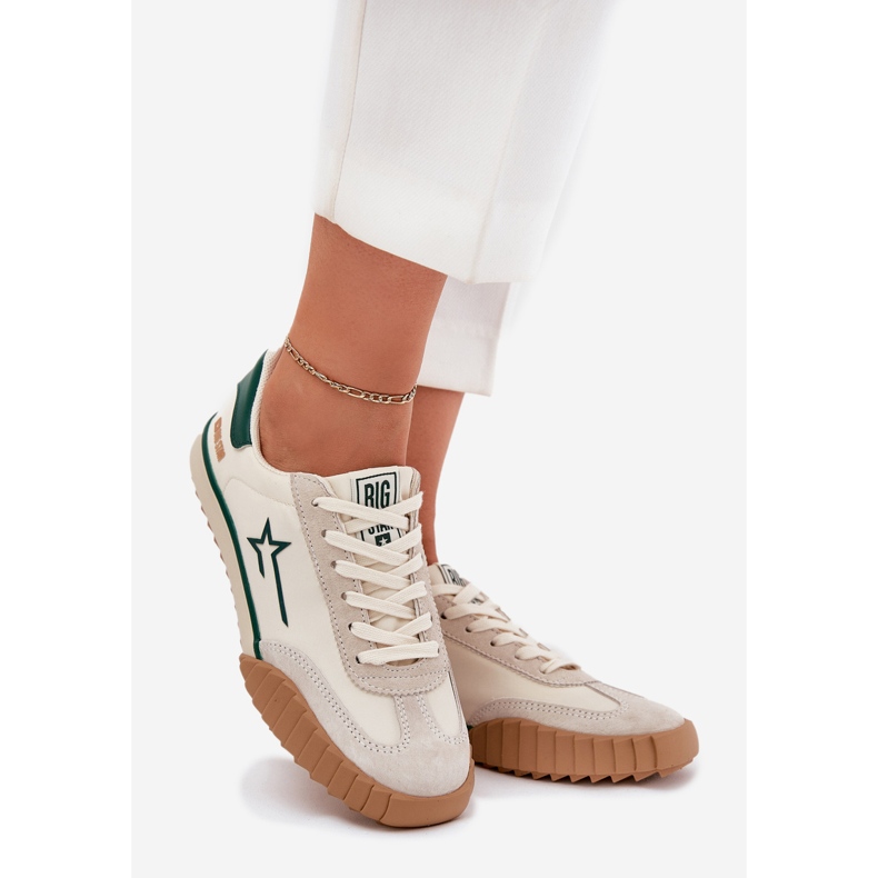 Big Star NN274867 Frauen niedrige Turnschuhe beige 1