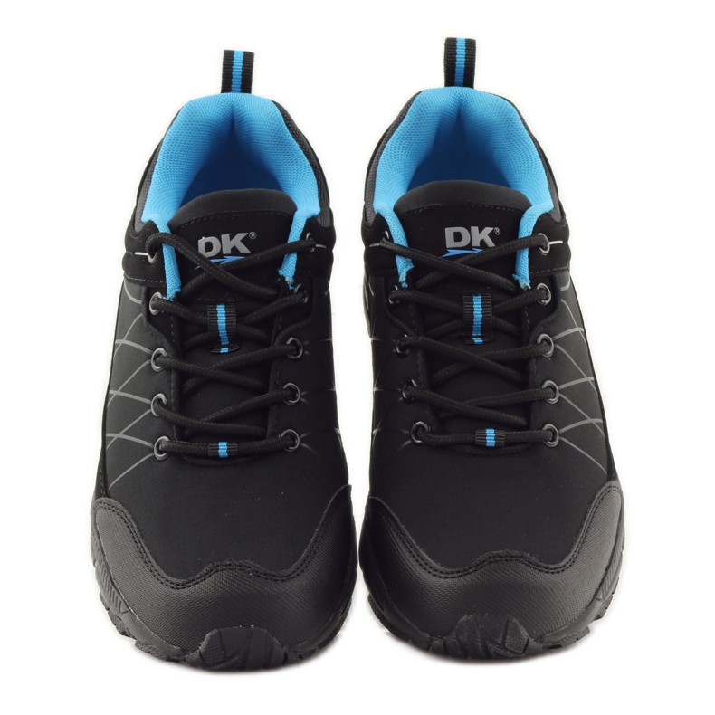 DK 18108 schwarze Softshell-Trekkingschuhe blau 4