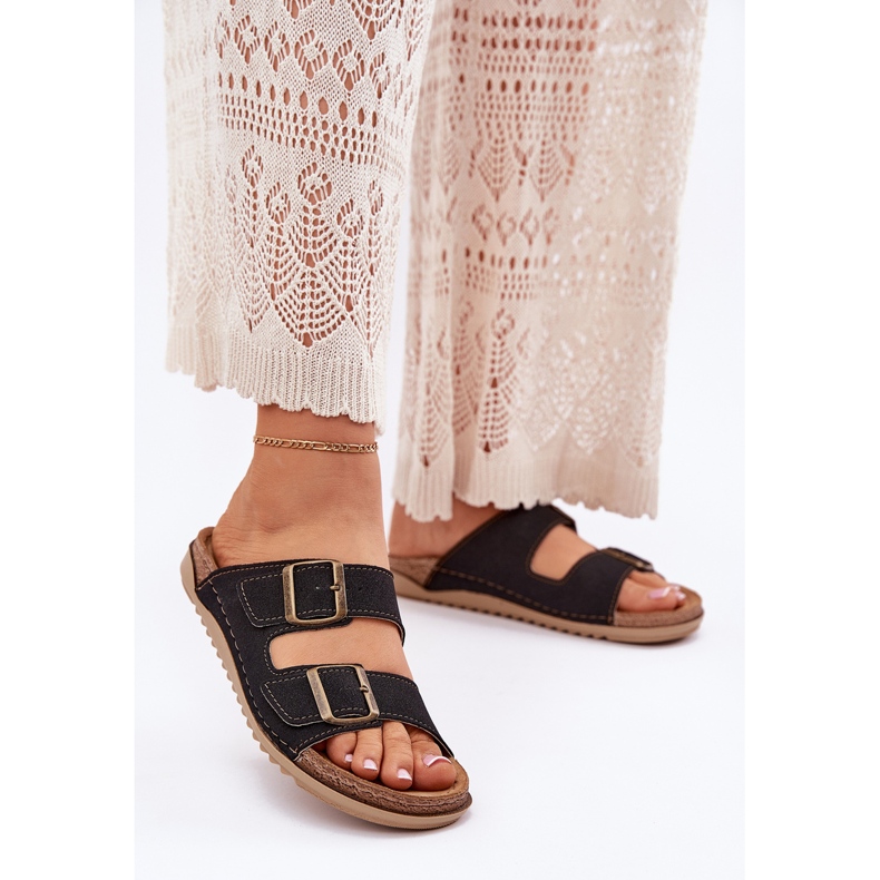 Inblu AA000068 Vorbeugende Flip -Flops schwarz 2