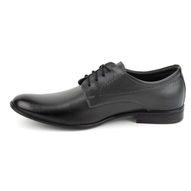 Olivier Herrenschuhe formales Leder 292l Grau 1