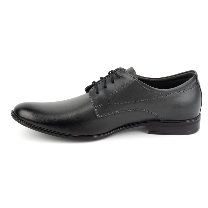Olivier Herrenschuhe formales Leder 292l Grau 1