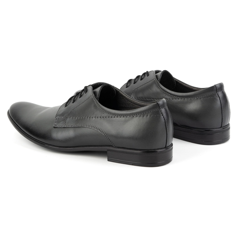 Olivier Herrenschuhe formales Leder 292l Grau 5