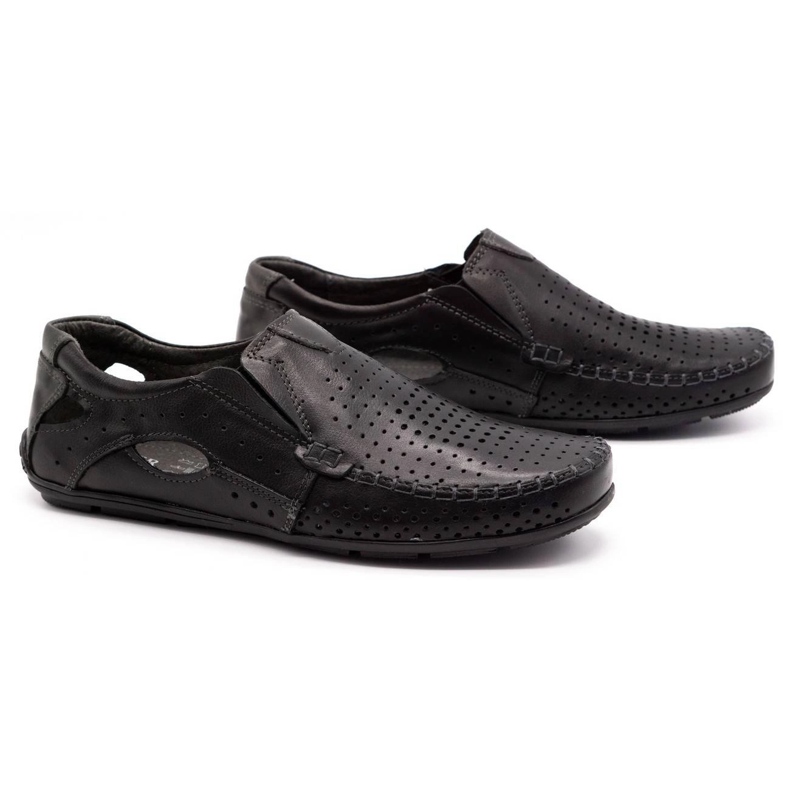 Olivier Herren -Slipper 901 für das schwarze Sommergesicht 2